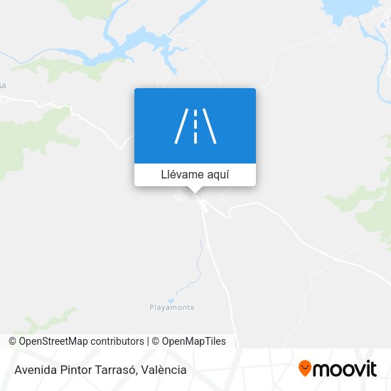 Mapa Avenida Pintor Tarrasó