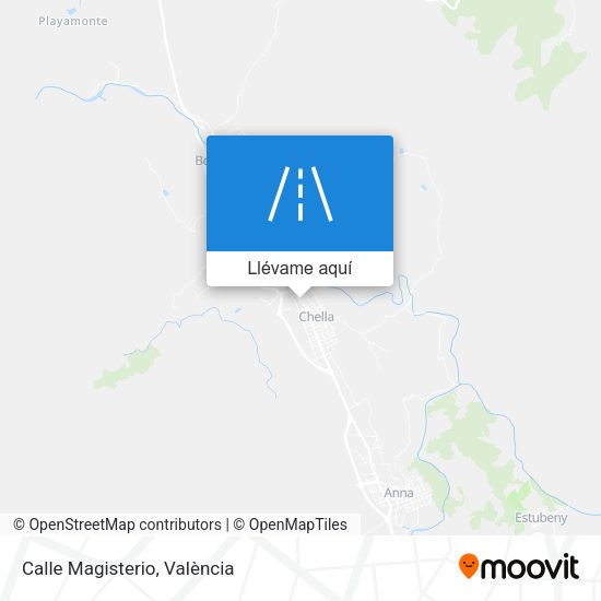 Mapa Calle Magisterio