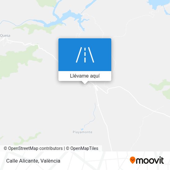 Mapa Calle Alicante