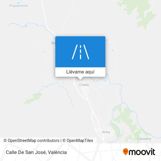 Mapa Calle De San José
