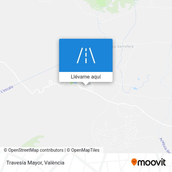 Mapa Travesía Mayor