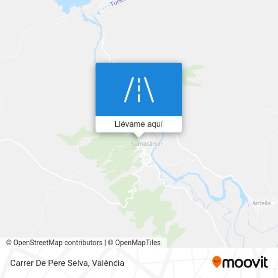 Mapa Carrer De Pere Selva