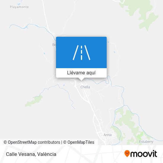 Mapa Calle Vesana