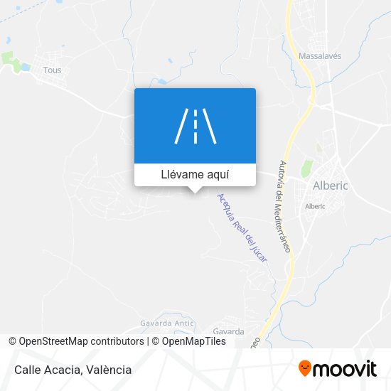 Mapa Calle Acacia