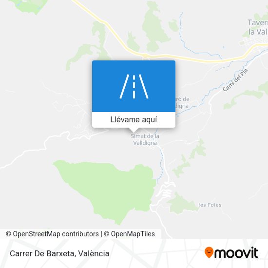 Mapa Carrer De Barxeta