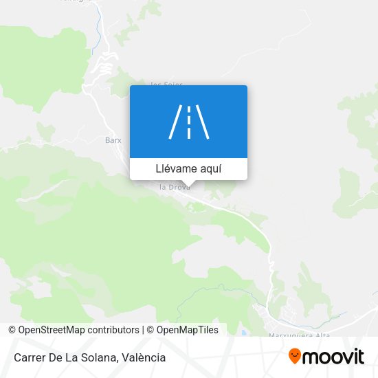 Mapa Carrer De La Solana