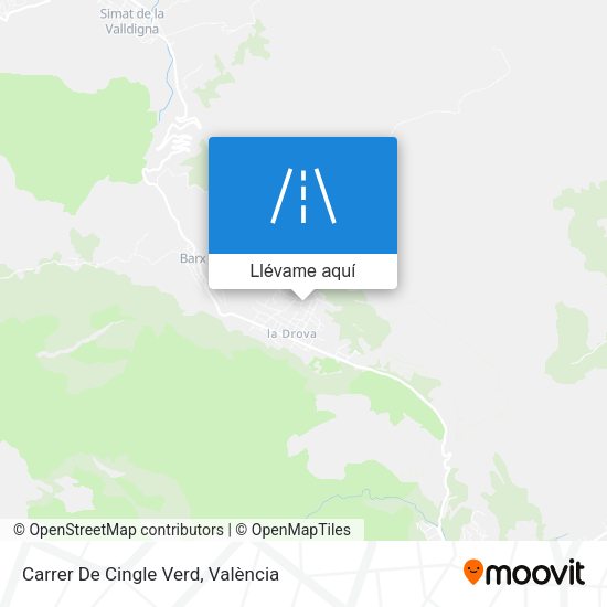 Mapa Carrer De Cingle Verd