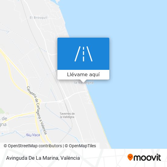 Mapa Avinguda De La Marina