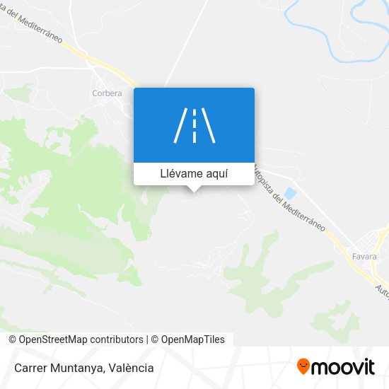 Mapa Carrer Muntanya