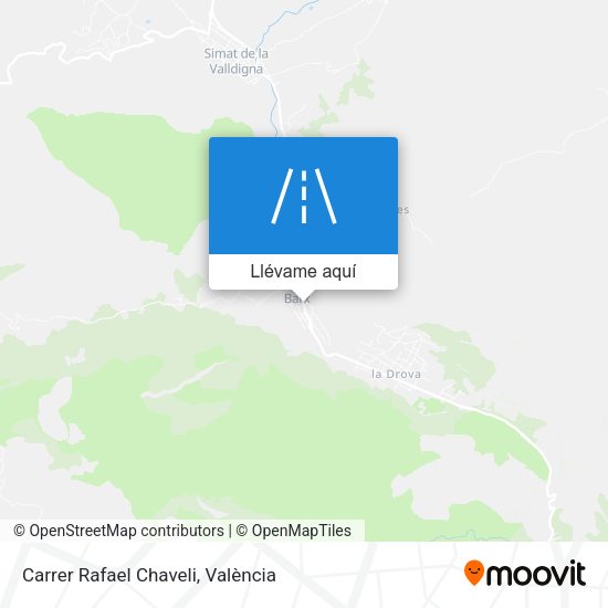 Mapa Carrer Rafael Chaveli