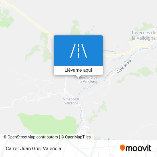 Mapa Carrer Juan Gris