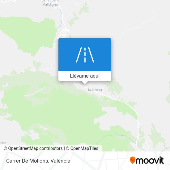 Mapa Carrer De Mollons