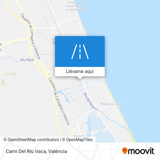 Mapa Cami Del Riu Vaca