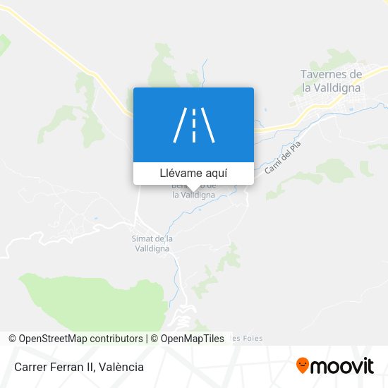 Mapa Carrer Ferran II