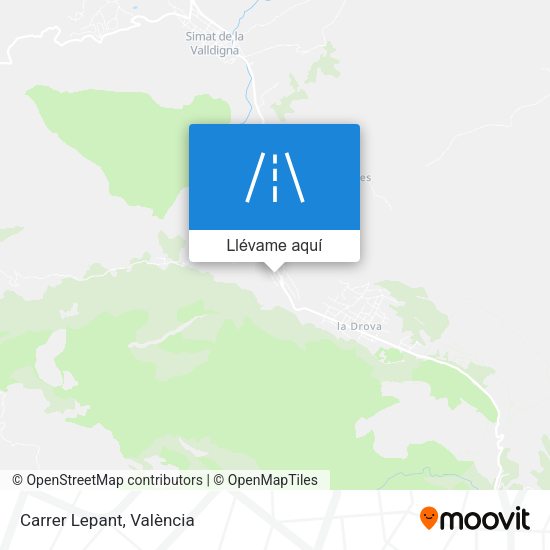 Mapa Carrer Lepant