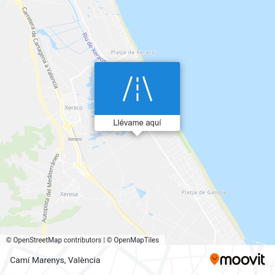 Mapa Camí Marenys