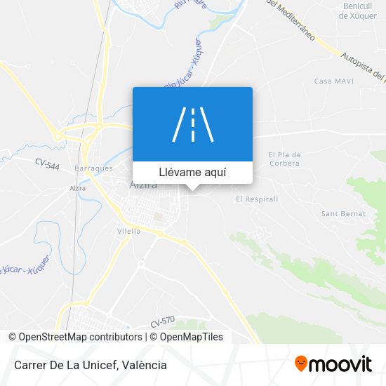 Mapa Carrer De La Unicef