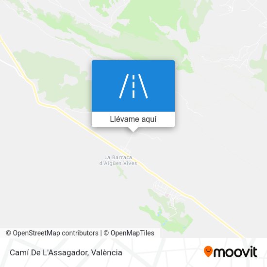 Mapa Camí De L'Assagador
