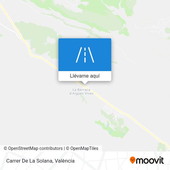 Mapa Carrer De La Solana