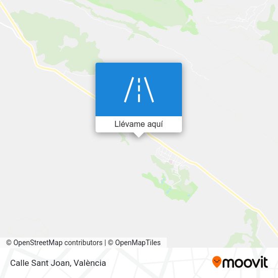 Mapa Calle Sant Joan