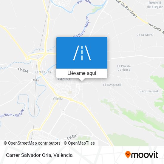 Mapa Carrer Salvador Oria