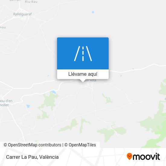 Mapa Carrer La Pau