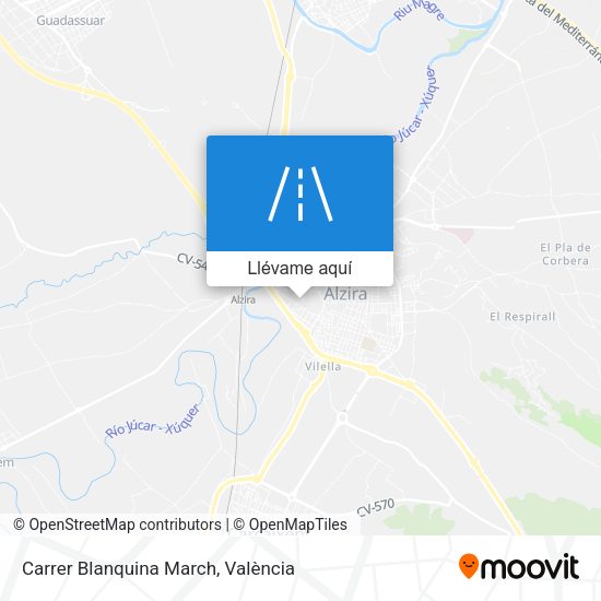 Mapa Carrer Blanquina March