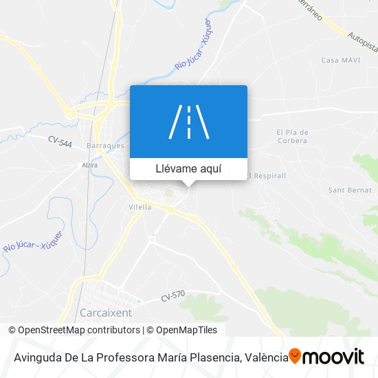 Mapa Avinguda De La Professora María Plasencia