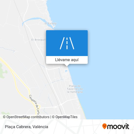 Mapa Plaça Cabrera