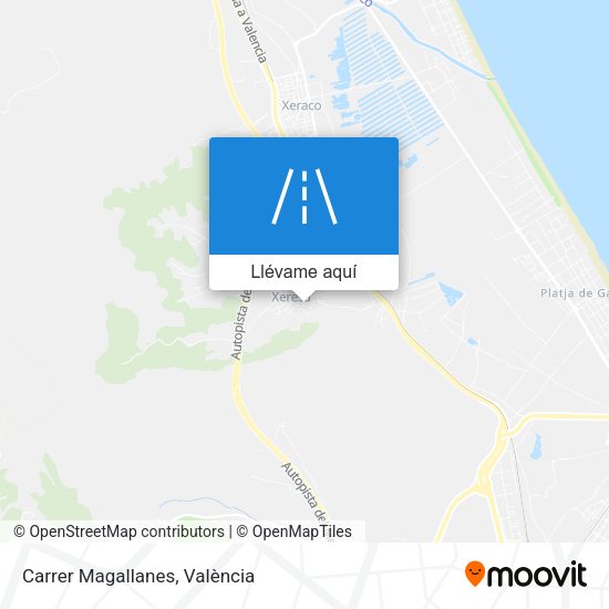 Mapa Carrer Magallanes