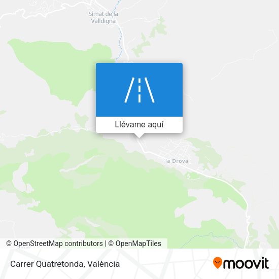 Mapa Carrer Quatretonda