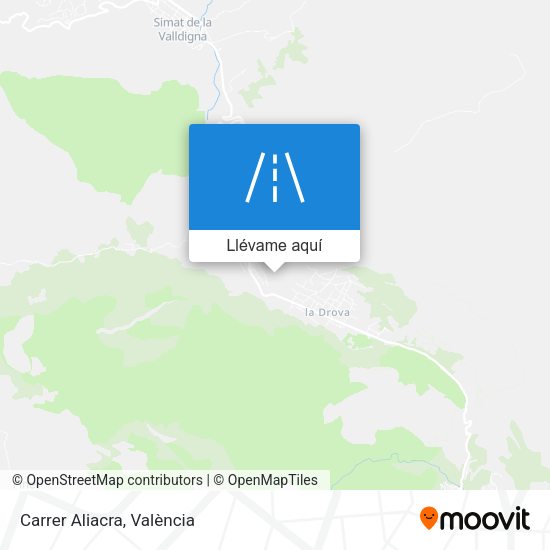 Mapa Carrer Aliacra