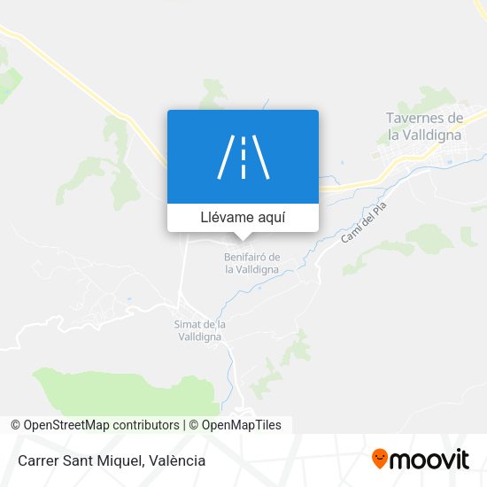 Mapa Carrer Sant Miquel