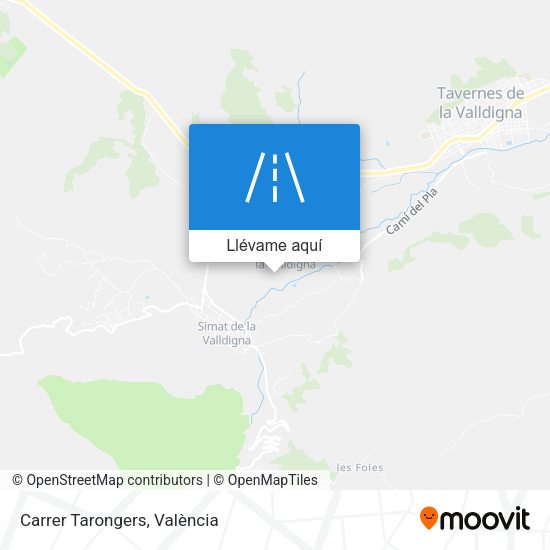 Mapa Carrer Tarongers