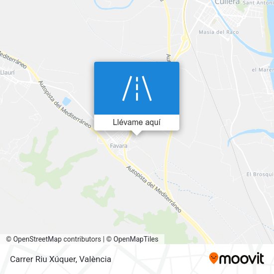 Mapa Carrer Riu Xúquer