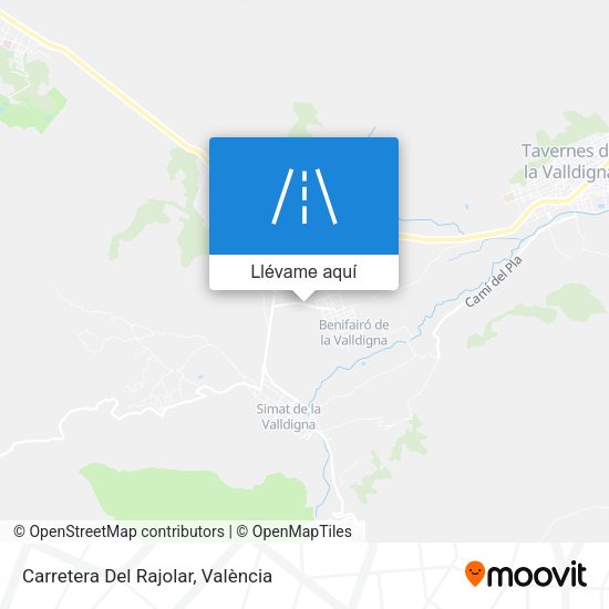 Mapa Carretera Del Rajolar