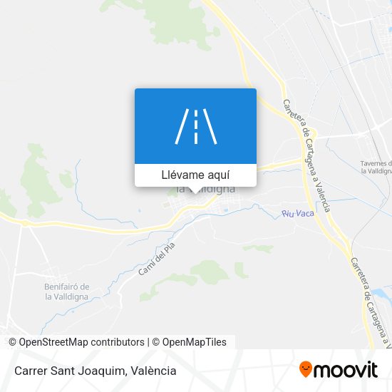 Mapa Carrer Sant Joaquim