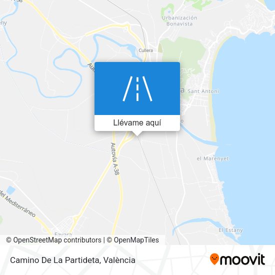 Mapa Camino De La Partideta