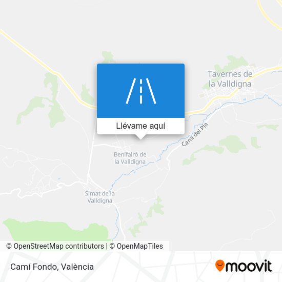 Mapa Camí Fondo