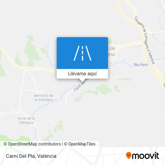 Mapa Camí Del Pla