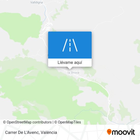 Mapa Carrer De L'Avenc