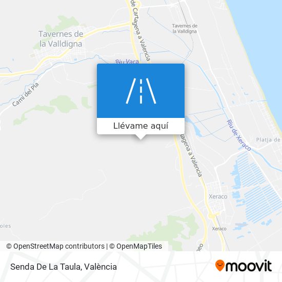 Mapa Senda De La Taula
