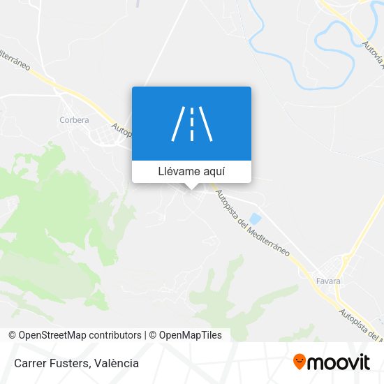 Mapa Carrer Fusters