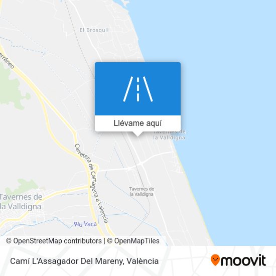 Mapa Camí L'Assagador Del Mareny