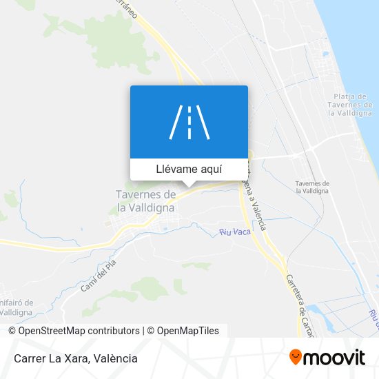Mapa Carrer La Xara