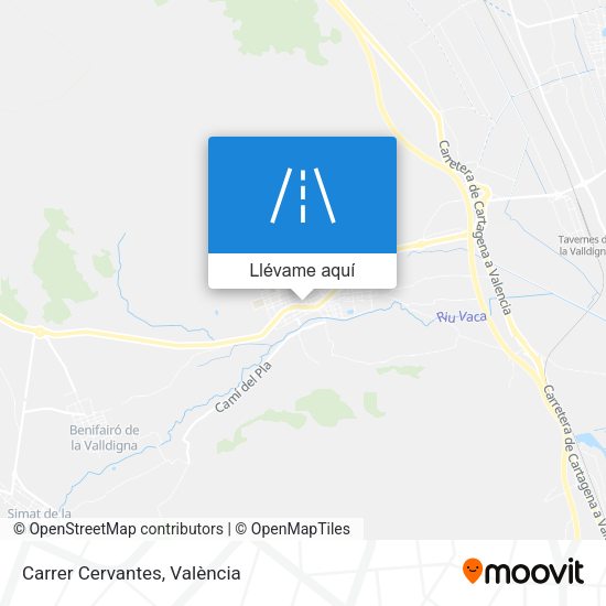 Mapa Carrer Cervantes
