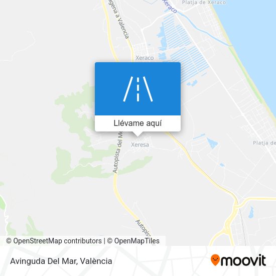 Mapa Avinguda Del Mar