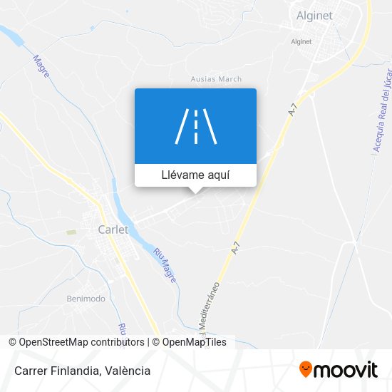 Mapa Carrer Finlandia