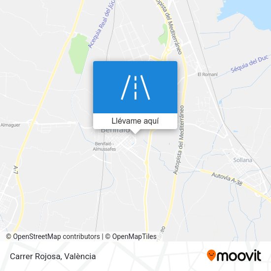 Mapa Carrer Rojosa
