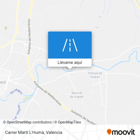 Mapa Carrer Martí L'Humà
